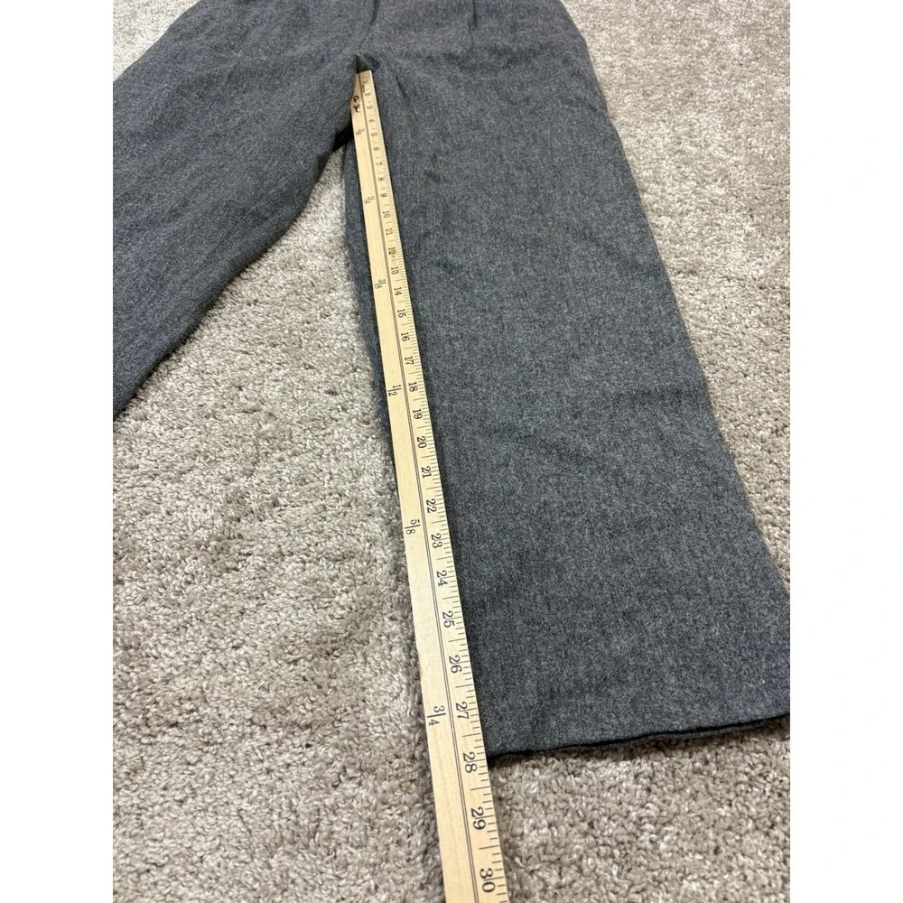 Prophecy‎ by Sag Harbor Pleated Pants Womens 14 Grey Excellent Wool Blend Tweed